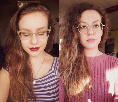 Photo de mes cheveux avant la transition.