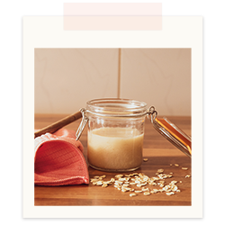 Photo crème d'avoine